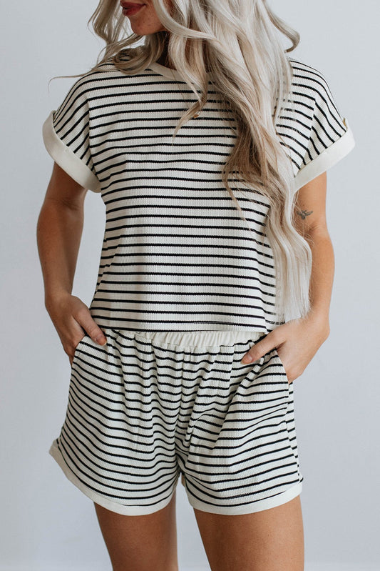White Striped Set LT