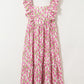 Pink Floral Plus Size Maxi RTS