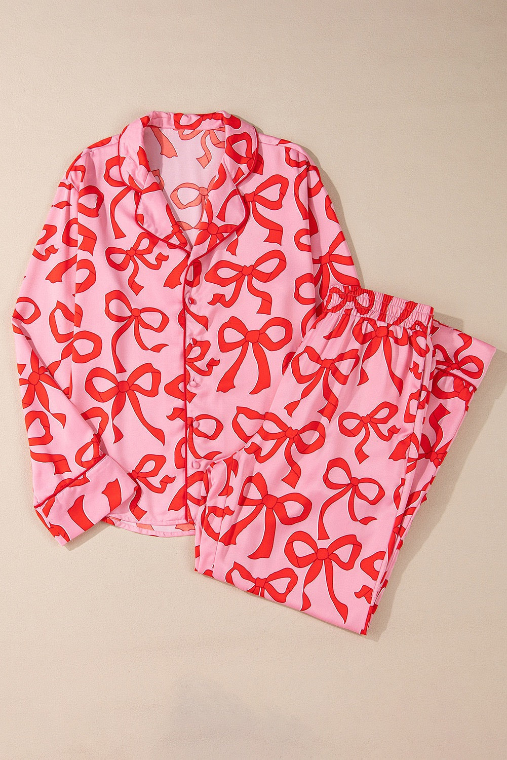 Red Bow Pajamas LT