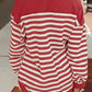 Red Striped Pullover LT