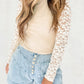 Beige Lace Top LT