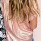 Light Pink Metallic Top LT