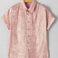 Light Pink Metallic Top LT