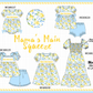 PO101 Lemon Mama's Main Squeeze embroidery collection