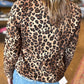 Leopard Tie Front Jacket LT
