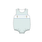 PO101 Pink&blue cross monogram smocked jacquard collection
