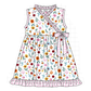 PO101 Pink floral print ruffle gingham collection