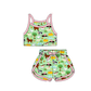 PO101 Floral farm duck print girl active set collection