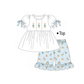 PO101 Blue easter peter rabbit embroidery collection