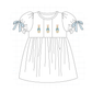 PO101 Blue easter peter rabbit embroidery collection