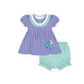 PO101 Blue&purple mermaid sequin embroidery collection