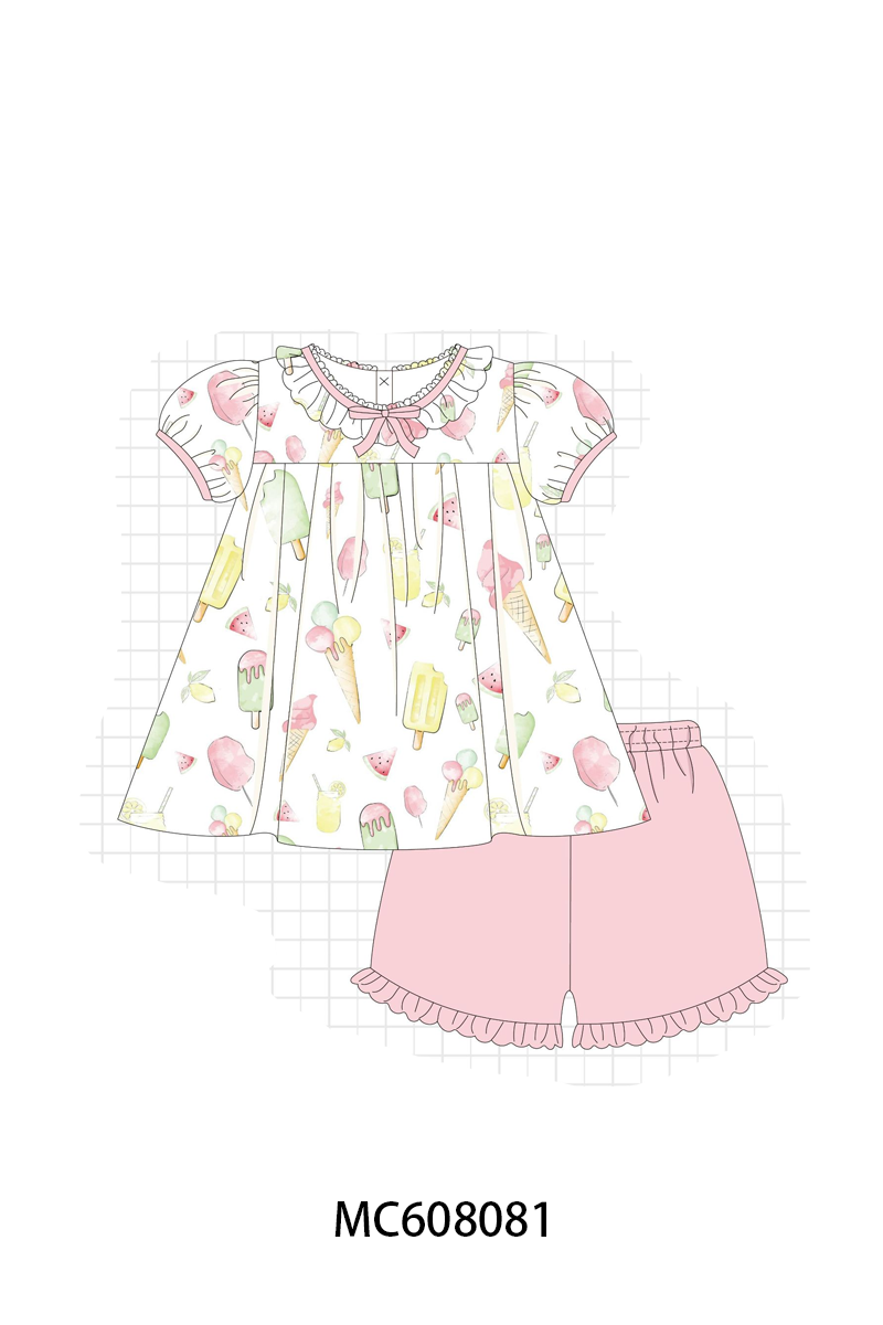 PO101 Blush pop sickle car embroidery collection