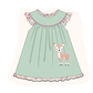 PO101 Sage deer applique floral collection