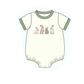PO101 Sage easter bunny embroidery floral collection