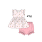 PO101 Pink easter bunny carrot print collection