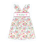 PO101 Pink cross he is risen embroidery floral collection