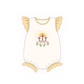 PO101 Yellow cross floral embroidery collection