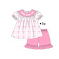 PO101 Pink Jesus Loves Me embroidery cross collection