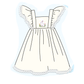 PO101 Cream easter bunny embroidery lace collection