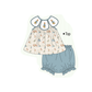PO101 Teal easter bunny embroidery collection