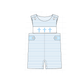 PO101 Pink&blue cross embroidery stripe collection 2