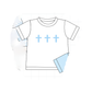 PO101 Pink&blue cross embroidery stripe collection 2
