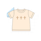PO101 Pink&blue cross embroidery stripe collection 2