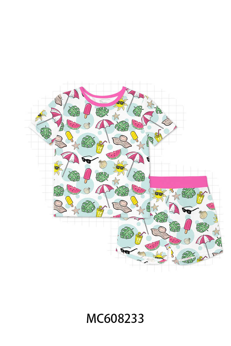 PO101 Pink summer bamboo collection