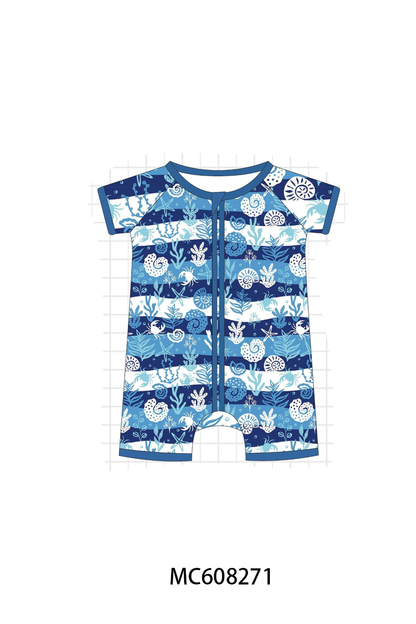 PO101 Blue marine creature bamboo collection