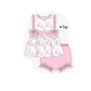 PO101 Pink easter bunny print ruffle collection