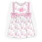 PO101 Pink easter bunny monogram embroidery ruffle collection