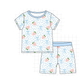 PO101 Blue bow strawberry bamboo collection