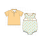 PO101 Green gingham easter carrot monogram embroidery collection