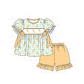 PO101 Green gingham easter carrot embroidery collection