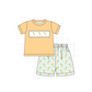 PO101 Green gingham easter carrot embroidery collection