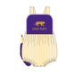 PO101 Purple LSU embroidery gingham collection 1