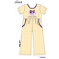 PO101 Purple LSU embroidery gingham collection 2