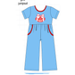 PO101 Blue Mississippi Ole Miss embroidery collection 2