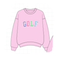 PO101 Green&pink golf embroidery collection 1
