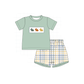 PO101 Sage easter bunny plaid ruffle collection
