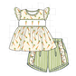 PO101 Green happy easter carrot embroidery collection