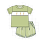 PO101 Green happy easter carrot embroidery collection
