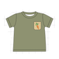 PO101 Brown&sage carrot embroidery collection