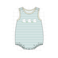 PO101 Easter bunny embroidery bow stripe collection