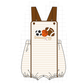 PO101 Brown ball applique stripe collection