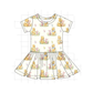 PO101 Yellow winnie bear print bamboo collection