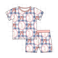 PO101 Pink easter bunny checkered bow bamboo collection