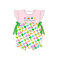PO101 Pink St. Patricks day clover rainbow embroidery collection