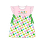 PO101 Pink St. Patricks day clover rainbow embroidery collection
