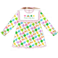 PO101 Pink St. Patricks day clover rainbow embroidery collection
